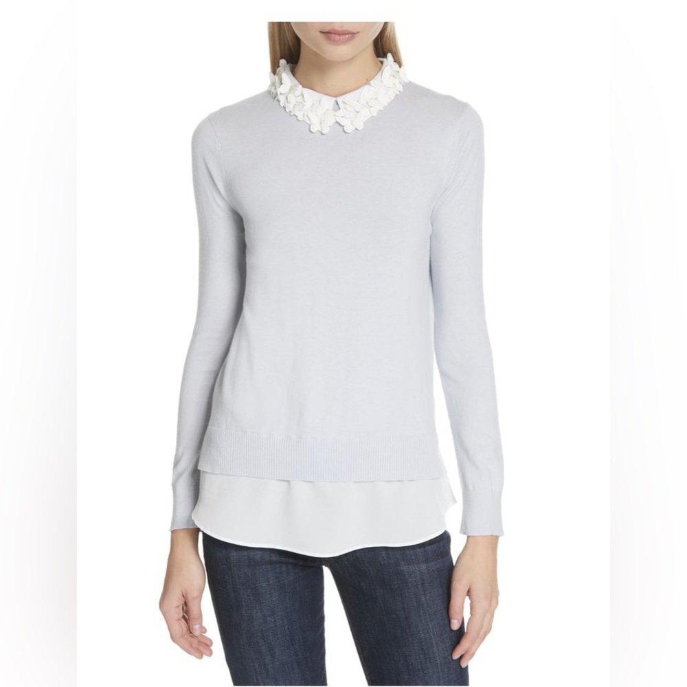 Ted Baker Nansea Sweater with Butterfly Neck Women's Size 4 or US Large